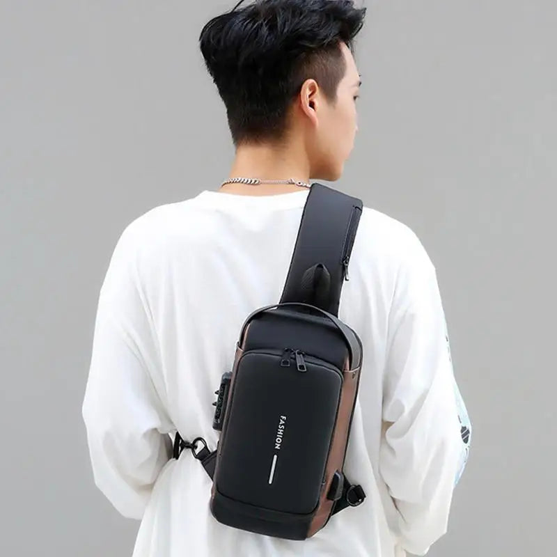 Bolsa Slim Bag™ - Mochila Anti-Furto com Senha USB
