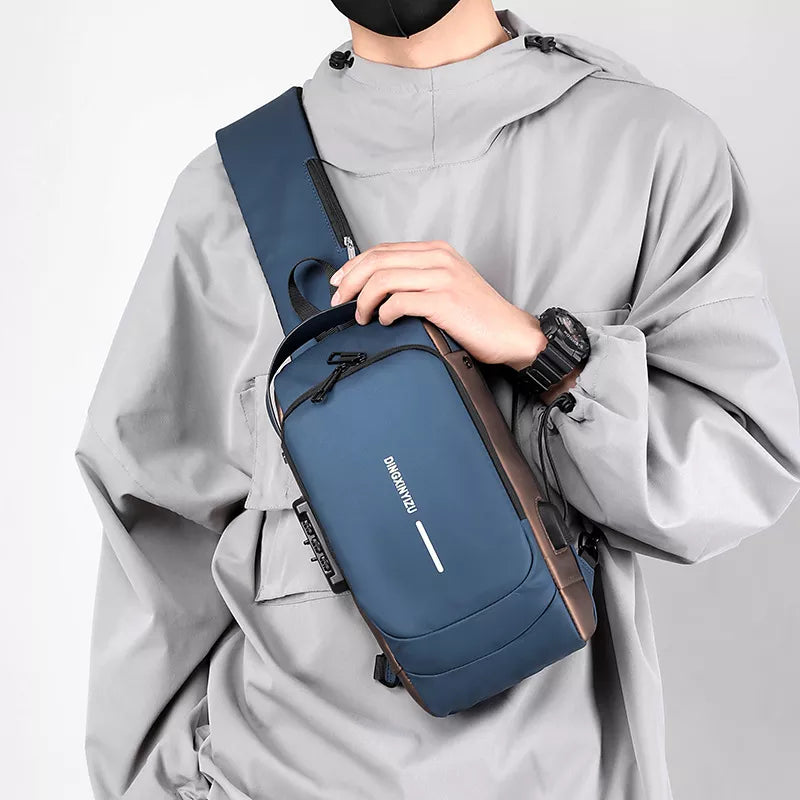 Bolsa Slim Bag™ - Mochila Anti-Furto com Senha USB